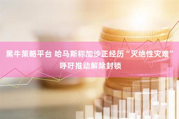 黑牛策略平台 哈马斯称加沙正经历“灭绝性灾难” 呼吁推动解除封锁