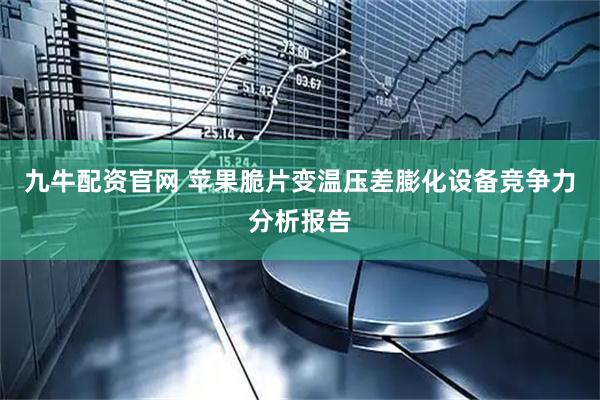 九牛配资官网 苹果脆片变温压差膨化设备竞争力分析报告