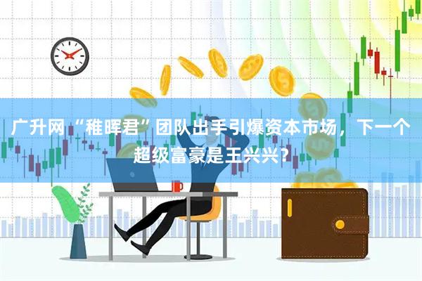 广升网 “稚晖君”团队出手引爆资本市场，下一个超级富豪是王兴兴？