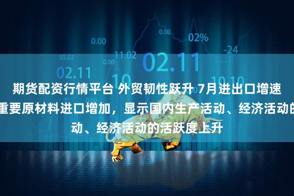 期货配资行情平台 外贸韧性跃升 7月进出口增速创年内新高 重要原材料进口增加，显示国内生产活动、经济活动的活跃度上升